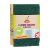 EPONGES GRATTANTES X2